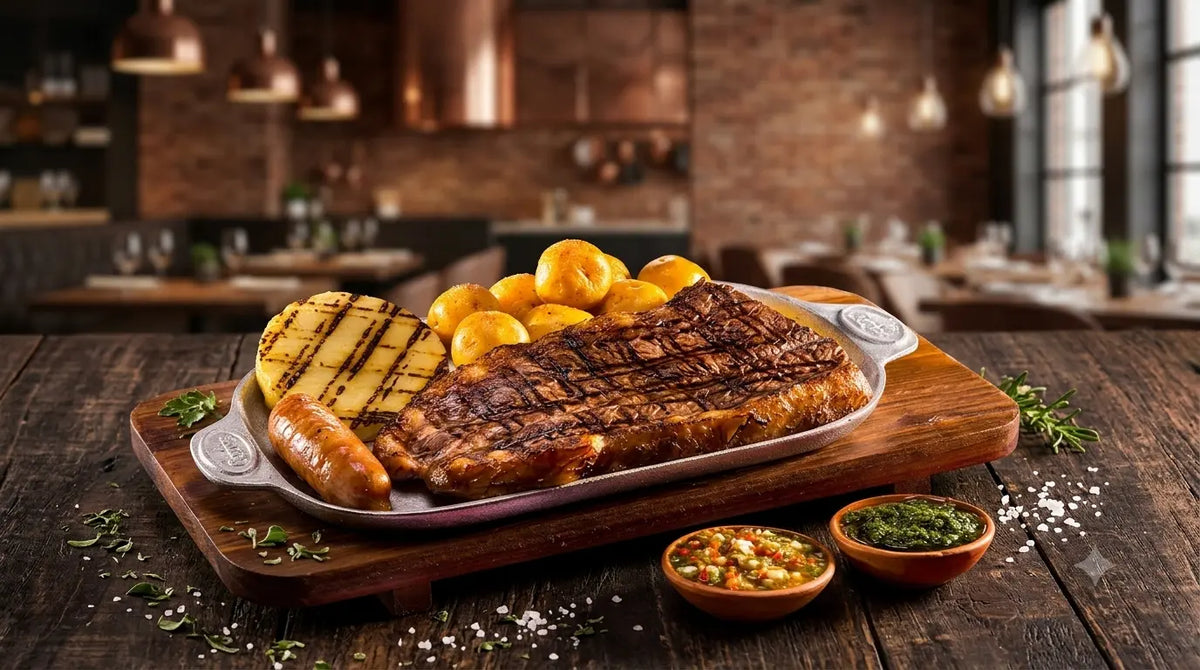 Parrilla completa, de la entrada al postre